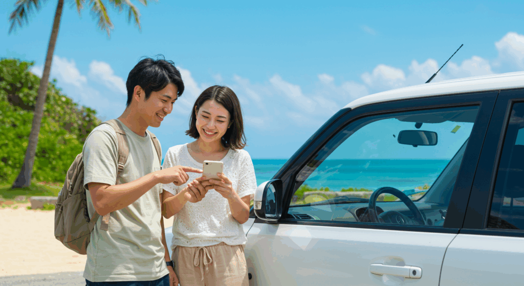 ???????? 沖縄旅行の新常識！玄関先まで届くレンタカーで叶える、ストレスフリーな古民家ステイ ✨