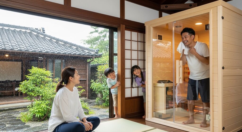 【沖縄家族旅行・雨の日対策】天候不安でも退屈しないサウナ付き古民家かめたろうやーの過ごし方