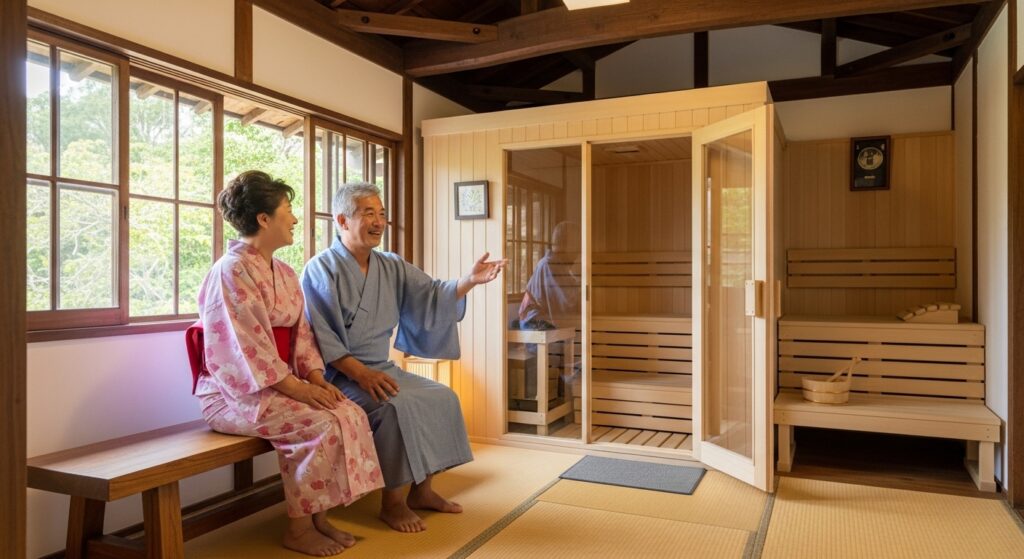 【シニア世代・沖縄ステイ】温泉代わりに選ぶサウナ付き古民家かめたろうやー｜高齢者と泊まる工夫