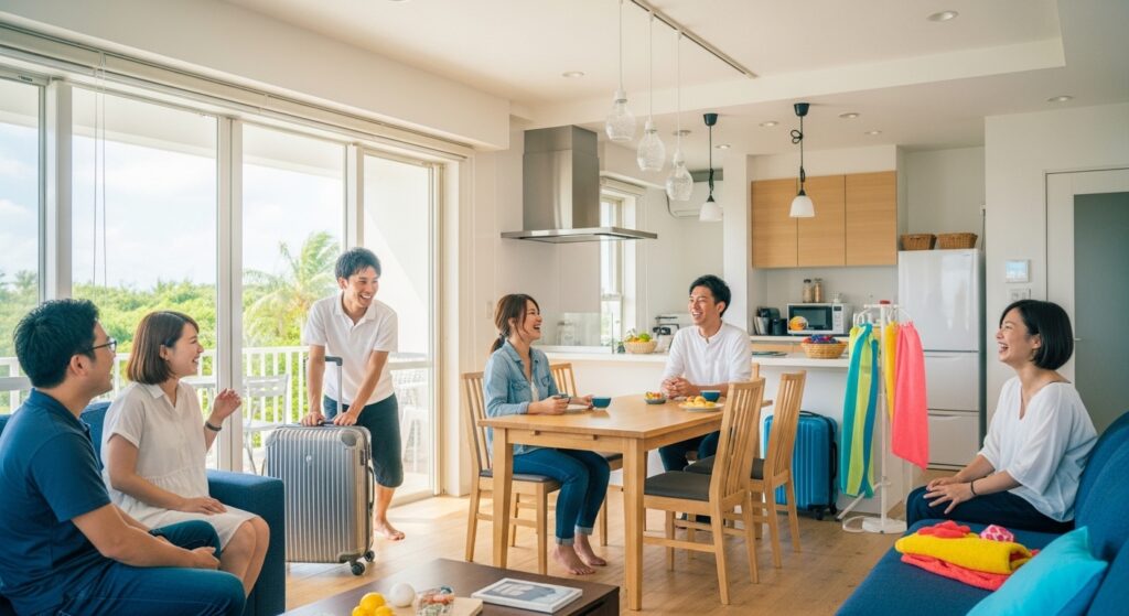 友達同士で楽しむ沖縄民泊｜グループ旅行に最適な宿の特徴