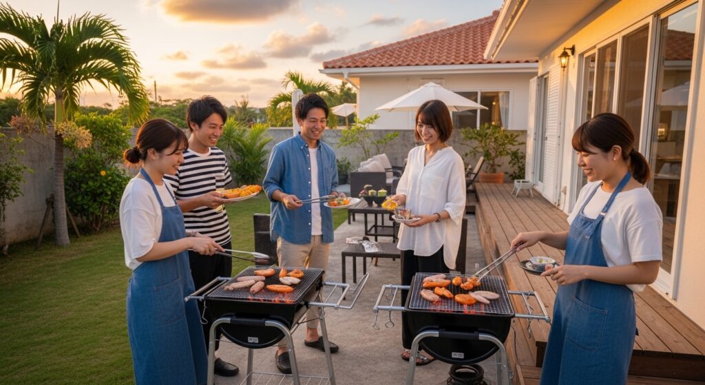 沖縄民泊でBBQを楽しむ｜庭付き・設備充実の宿の選び方