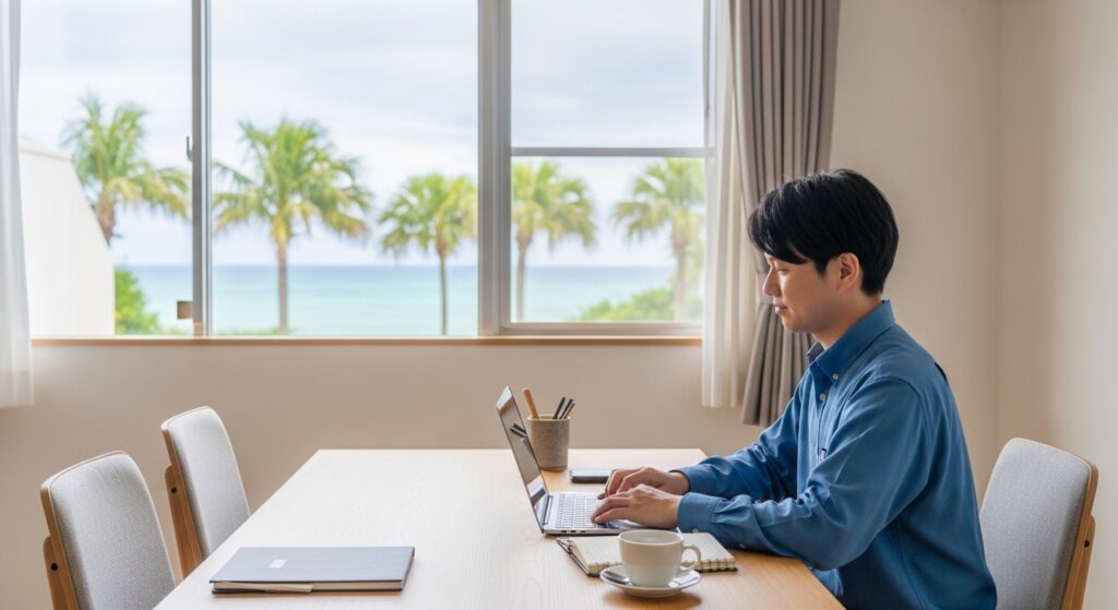 沖縄民泊でワーケーション｜仕事とリゾートを両立する滞在術