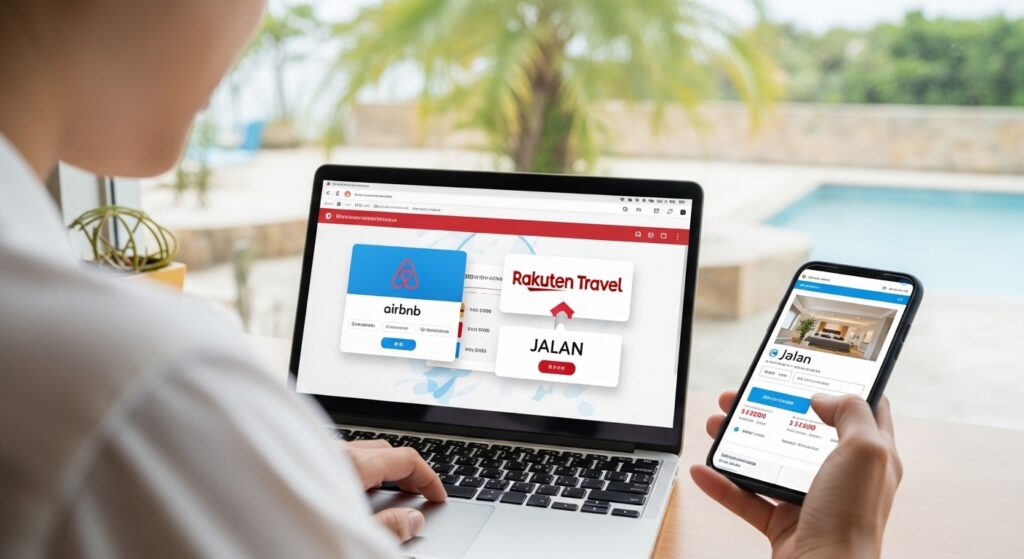 沖縄民泊の予約サイト比較｜Airbnb・楽天・じゃらんの違い