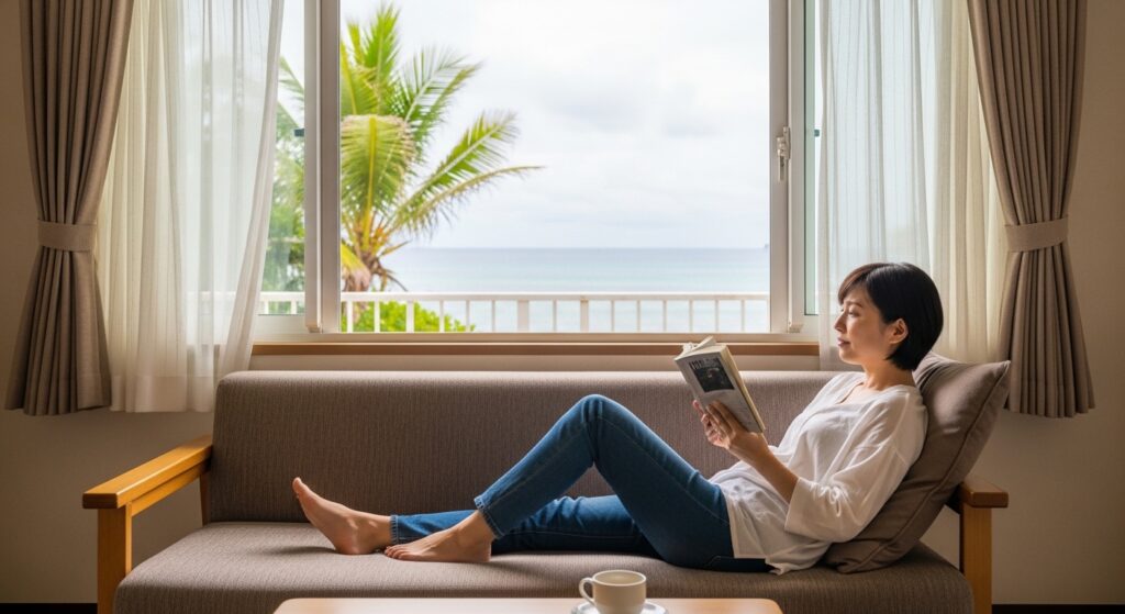 沖縄民泊でのんびり過ごす休日｜観光しない贅沢な旅の提案