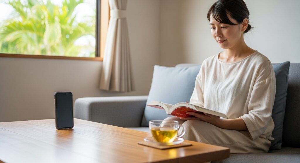 沖縄民泊でゆるデトックス｜スマホを置いて過ごす時間