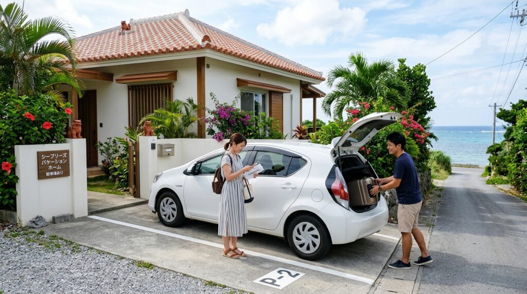沖縄民泊で駐車場はある？事前確認で失敗しないためのポイント